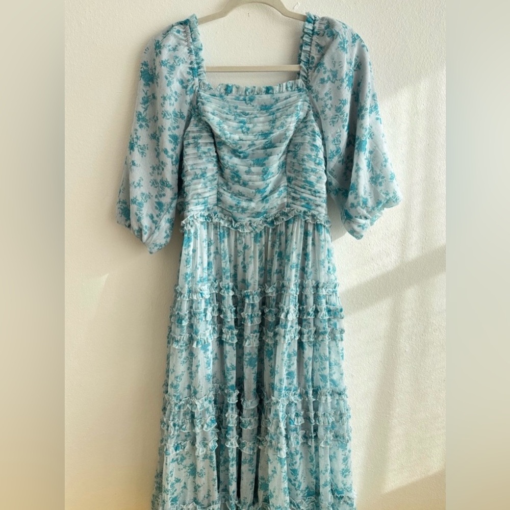 *NWT* Ivy City Co Blue Floral Dress